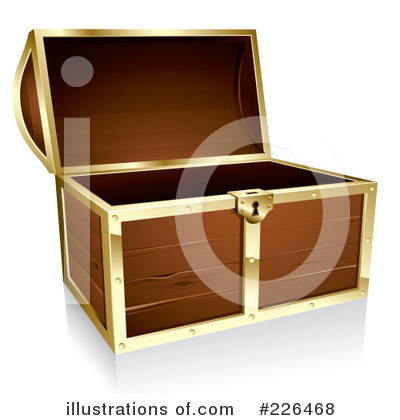 Royalty-Free (RF) Treasure Chest Clipart Illustration by TA Images - Stock Sample #226468