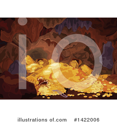 Royalty-Free (RF) Treasure Clipart Illustration by Pushkin - Stock Sample #1422006