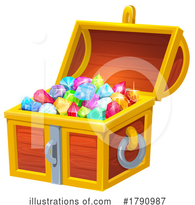Treasure Chest Clipart #1790987 by Vector Tradition SM