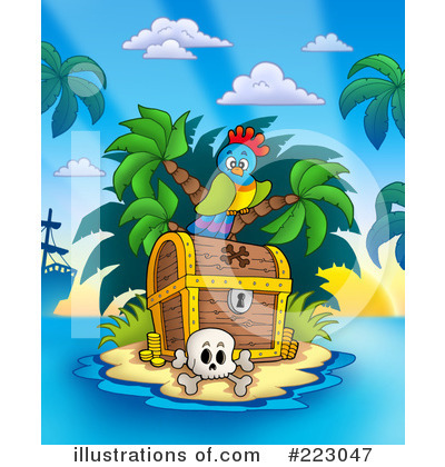 Royalty-Free (RF) Treasure Clipart Illustration by visekart - Stock Sample #223047