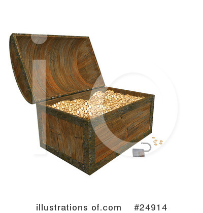 Treasure Chest Clipart #24914 by KJ Pargeter