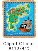 Treasure Map Clipart #1107415 by visekart