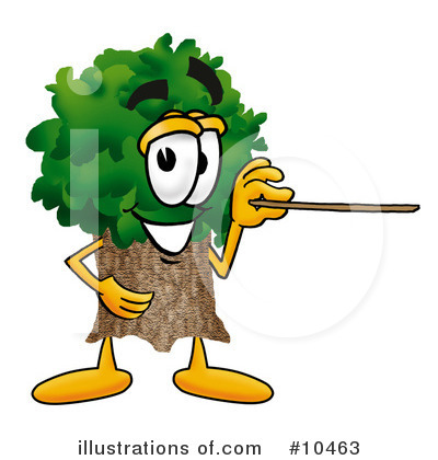 Royalty-Free (RF) Tree Clipart Illustration by Mascot Junction - Stock Sample #10463
