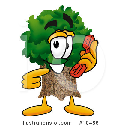 Royalty-Free (RF) Tree Clipart Illustration by Toons4Biz - Stock Sample #10486