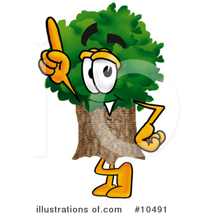 Royalty-Free (RF) Tree Clipart Illustration by Mascot Junction - Stock Sample #10491