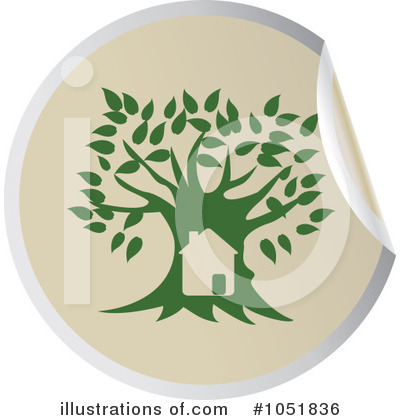 Royalty-Free (RF) Tree Clipart Illustration by Eugene - Stock Sample #1051836