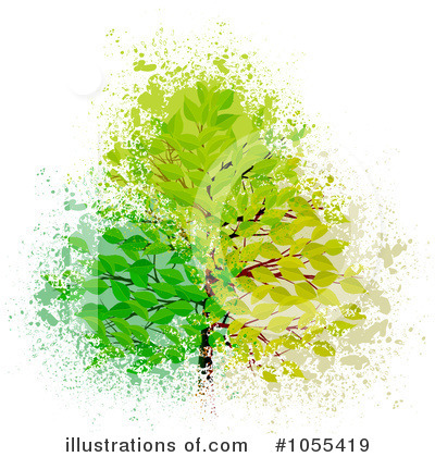 Royalty-Free (RF) Tree Clipart Illustration by elaineitalia - Stock Sample #1055419