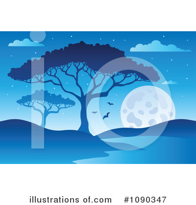 Royalty-Free (RF) Tree Clipart Illustration by visekart - Stock Sample #1090347
