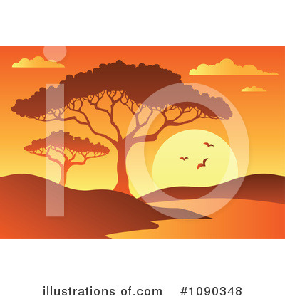 Royalty-Free (RF) Tree Clipart Illustration by visekart - Stock Sample #1090348