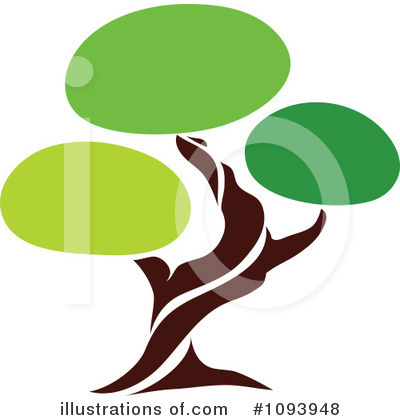 Royalty-Free (RF) Tree Clipart Illustration by elena - Stock Sample #1093948