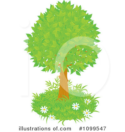 Royalty-Free (RF) Tree Clipart Illustration by Alex Bannykh - Stock Sample #1099547