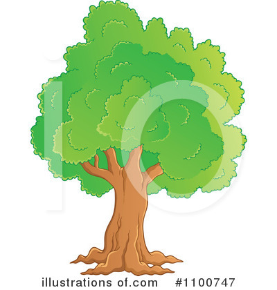 Royalty-Free (RF) Tree Clipart Illustration by visekart - Stock Sample #1100747