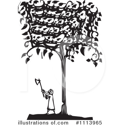 Royalty-Free (RF) Tree Clipart Illustration by xunantunich - Stock Sample #1113965