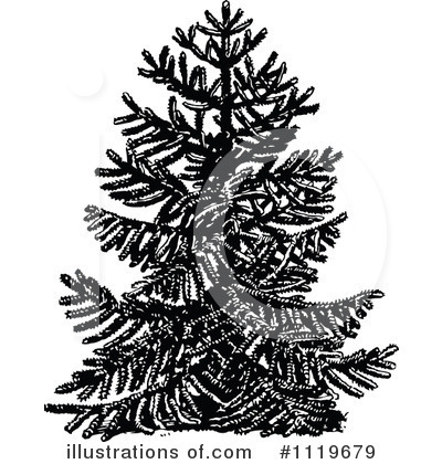 Royalty-Free (RF) Tree Clipart Illustration by Prawny Vintage - Stock Sample #1119679