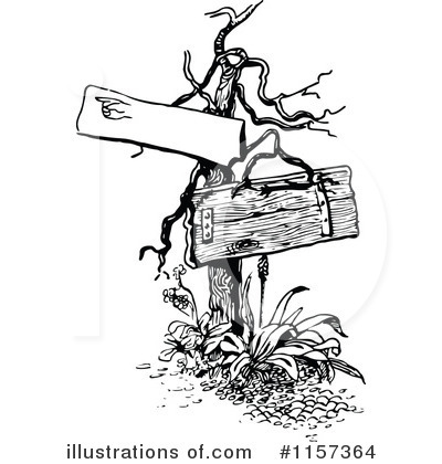 Royalty-Free (RF) Tree Clipart Illustration by Prawny Vintage - Stock Sample #1157364