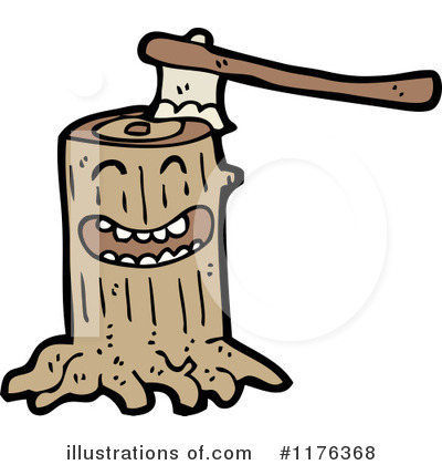 Tree Stump Clipart #1176368 by lineartestpilot