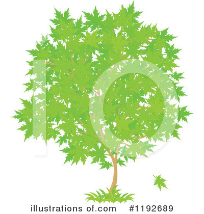 Royalty-Free (RF) Tree Clipart Illustration by Alex Bannykh - Stock Sample #1192689