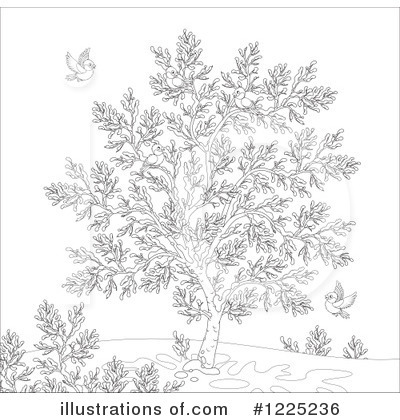 Royalty-Free (RF) Tree Clipart Illustration by Alex Bannykh - Stock Sample #1225236