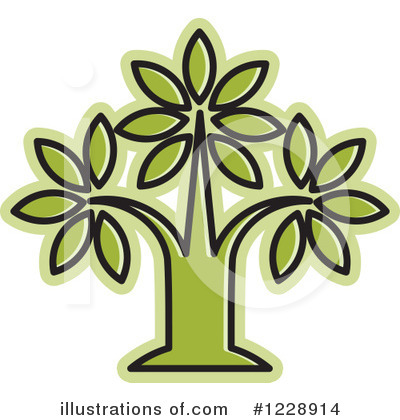 Royalty-Free (RF) Tree Clipart Illustration by Lal Perera - Stock Sample #1228914