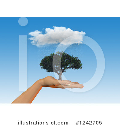 Royalty-Free (RF) Tree Clipart Illustration by KJ Pargeter - Stock Sample #1242705