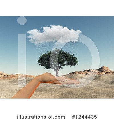 Royalty-Free (RF) Tree Clipart Illustration by KJ Pargeter - Stock Sample #1244435