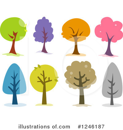 Royalty-Free (RF) Tree Clipart Illustration by BNP Design Studio - Stock Sample #1246187