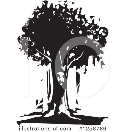 Royalty-Free (RF) Tree Clipart Illustration by xunantunich - Stock Sample #1258786