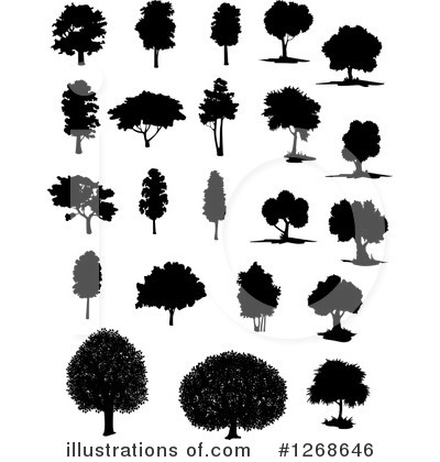 Royalty-Free (RF) Tree Clipart Illustration by Vector Tradition SM - Stock Sample #1268646