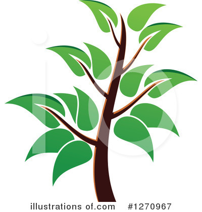 Royalty-Free (RF) Tree Clipart Illustration by Vector Tradition SM - Stock Sample #1270967