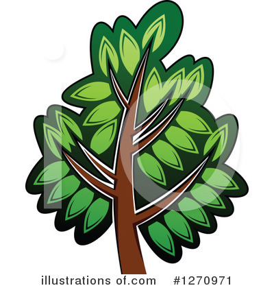 Royalty-Free (RF) Tree Clipart Illustration by Vector Tradition SM - Stock Sample #1270971