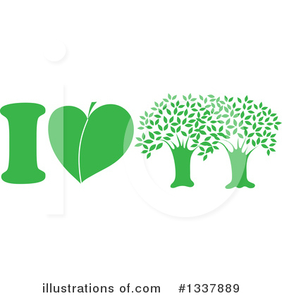 Tree Hugger Clipart #1337889 by Maria Bell