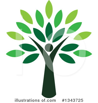 Royalty-Free (RF) Tree Clipart Illustration by ColorMagic - Stock Sample #1343725