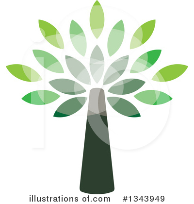 Royalty-Free (RF) Tree Clipart Illustration by ColorMagic - Stock Sample #1343949
