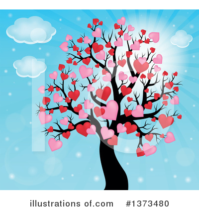 Royalty-Free (RF) Tree Clipart Illustration by visekart - Stock Sample #1373480