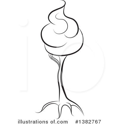 Royalty-Free (RF) Tree Clipart Illustration by MilsiArt - Stock Sample #1382767