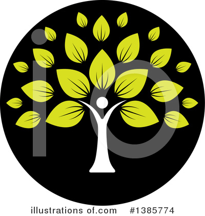 Royalty-Free (RF) Tree Clipart Illustration by ColorMagic - Stock Sample #1385774