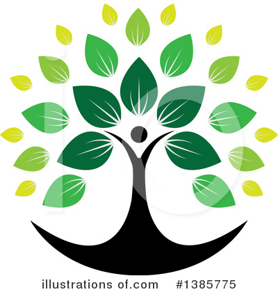 Royalty-Free (RF) Tree Clipart Illustration by ColorMagic - Stock Sample #1385775