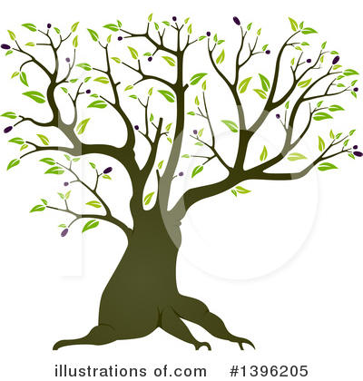 Olive Tree Clipart #1396205 by dero