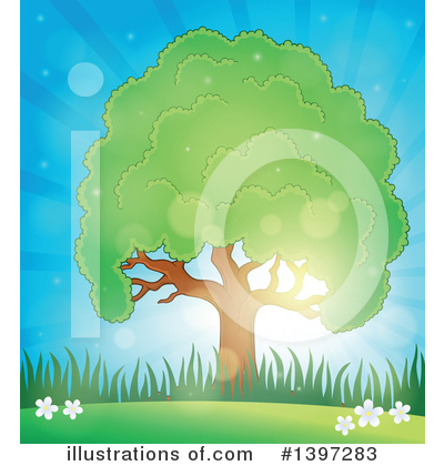 Royalty-Free (RF) Tree Clipart Illustration by visekart - Stock Sample #1397283