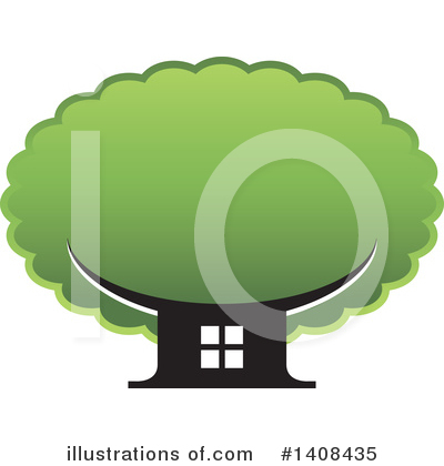 Royalty-Free (RF) Tree Clipart Illustration by Lal Perera - Stock Sample #1408435