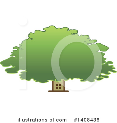 Royalty-Free (RF) Tree Clipart Illustration by Lal Perera - Stock Sample #1408436