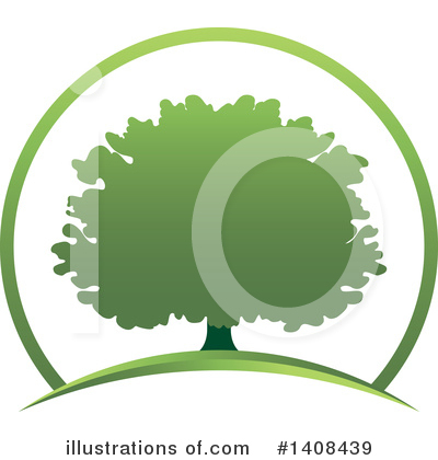 Royalty-Free (RF) Tree Clipart Illustration by Lal Perera - Stock Sample #1408439