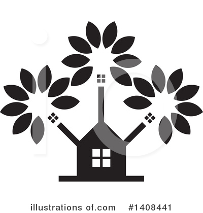 Royalty-Free (RF) Tree Clipart Illustration by Lal Perera - Stock Sample #1408441