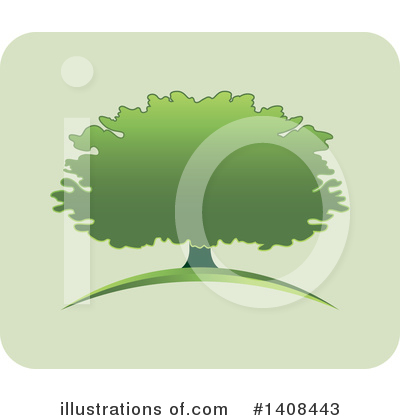 Royalty-Free (RF) Tree Clipart Illustration by Lal Perera - Stock Sample #1408443