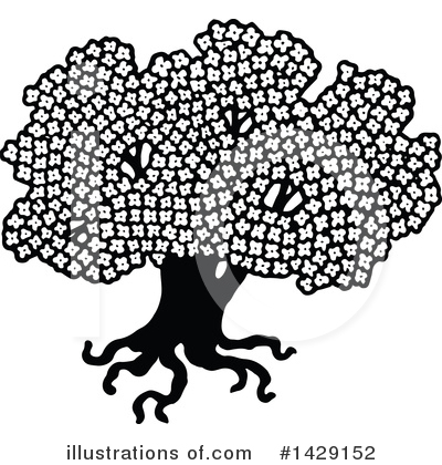 Royalty-Free (RF) Tree Clipart Illustration by Prawny Vintage - Stock Sample #1429152