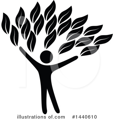 Royalty-Free (RF) Tree Clipart Illustration by ColorMagic - Stock Sample #1440610