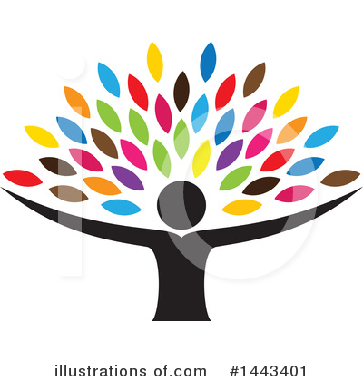 Trees Clipart #1443401 by ColorMagic