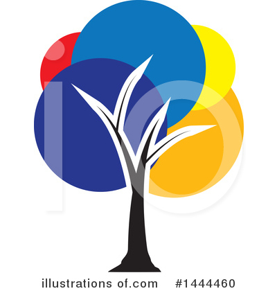Royalty-Free (RF) Tree Clipart Illustration by ColorMagic - Stock Sample #1444460