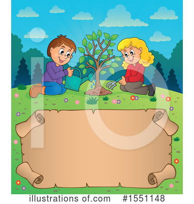 Royalty-Free (RF) Tree Clipart Illustration by visekart - Stock Sample #1551148