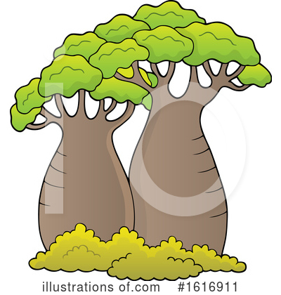 Royalty-Free (RF) Tree Clipart Illustration by visekart - Stock Sample #1616911
